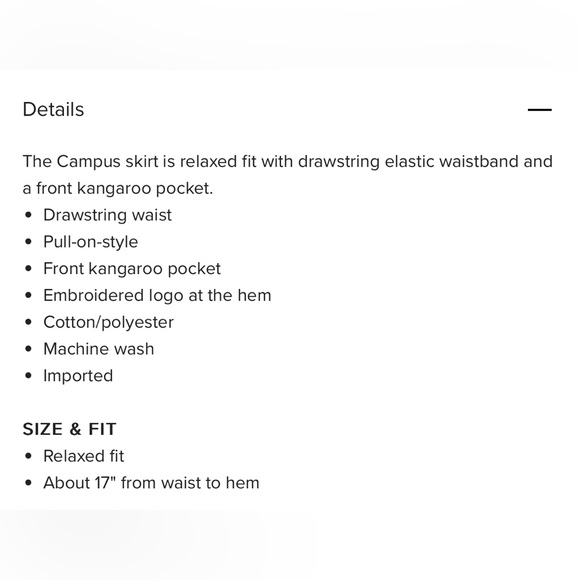 Champion black campus skirt - Picture 3 of 7